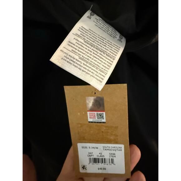 South Carolina University Gamecocks Windbreaker Zippered Jacket Small Black NWT - Picture 5 of 5